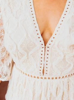 D & J Industries Angel Eyes Dress - Ivory Bridal