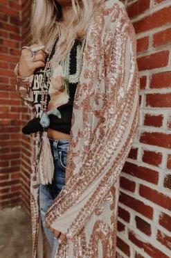 Dongguan Haohoo Clothing CO., Ltd Pre-Orders PREORDER The Royal Sequin Duster - Rose Gold 19 Dongguan Haohoo Clothing CO., Ltd Pre-Orders PREORDER The Royal Sequin Duster - Rose Gold