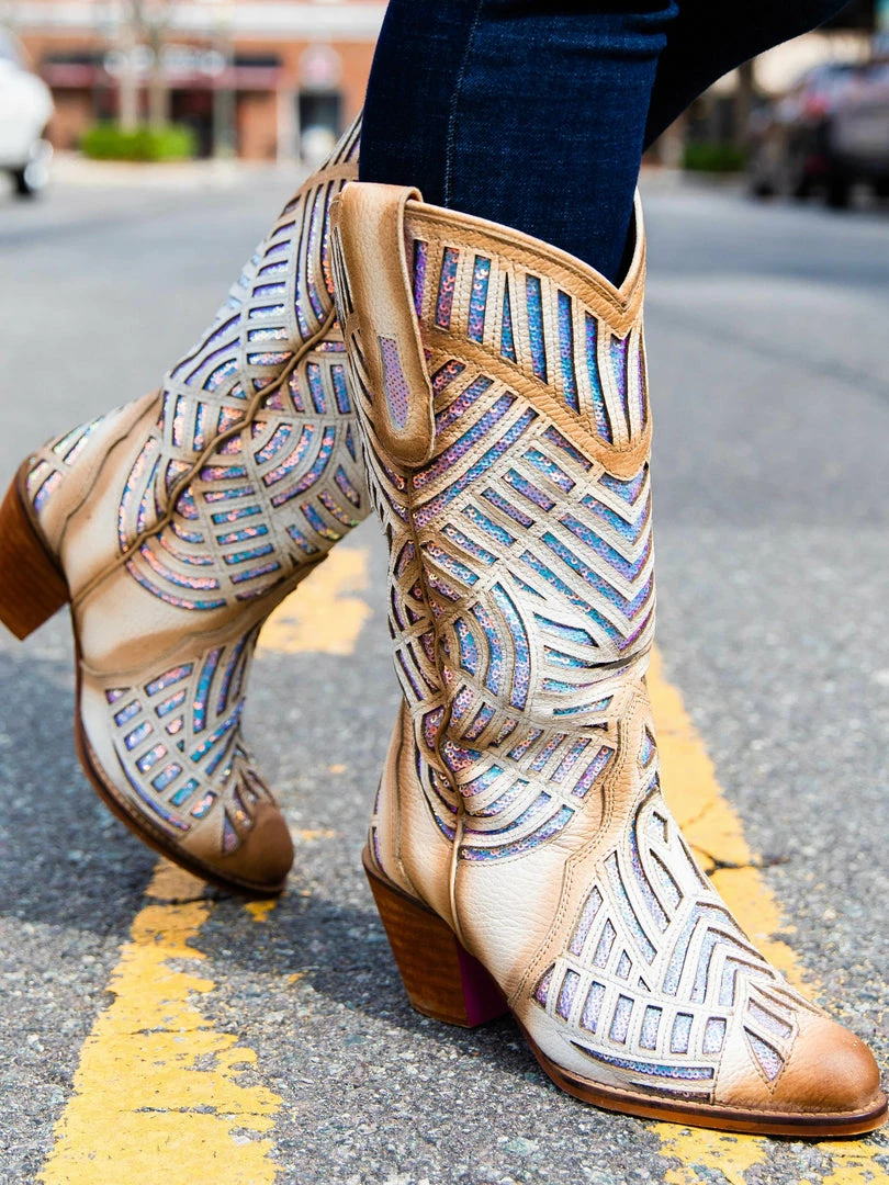 Alig Tannery New Arrivals Retro Cowgirl Boots 6 Alig Tannery New Arrivals Retro Cowgirl Boots