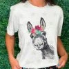 4B Custom Designs LLC Amy's Donkey Star T Shirt