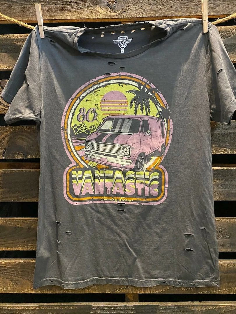 Country Deep 80s Vantastic Distressed Tee New Arrivals 5 Country Deep 80s Vantastic Distressed Tee New Arrivals