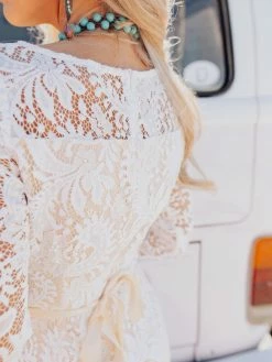 D & J Industries Always Be Mine Dress - White/Neutral