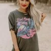 Country Deep Bad Moon Rising Distressed Tee Clothing 2 Country Deep Bad Moon Rising Distressed Tee Clothing