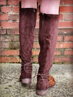 Olem Shoe Corporation Barcelona-22 Leopard Boot Sale!