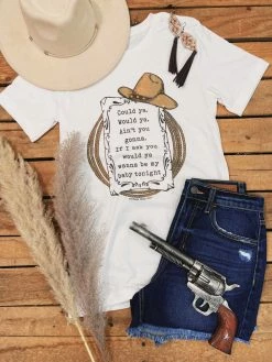 GTN Clothing Be My Baby Tonight Tee