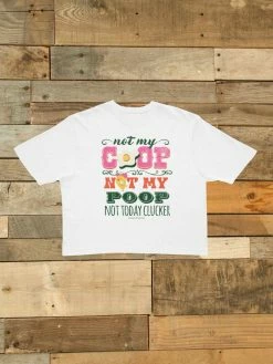 GTN New Arrivals Not My Coop Crop Top T-Shirt