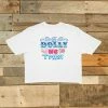 GTN New Arrivals In Dolly We Trust Crop Top T-shirt 2 GTN New Arrivals In Dolly We Trust Crop Top T-shirt