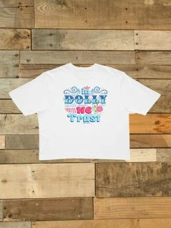 GTN New Arrivals In Dolly We Trust Crop Top T-shirt