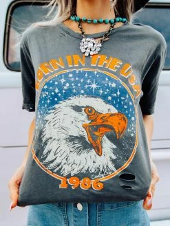 Country Deep Born In The USA Tee Tees