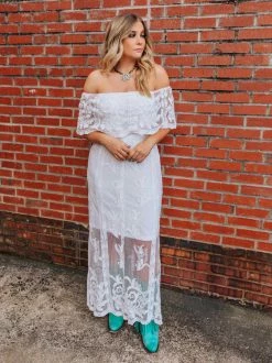 D & J Industries Bridal Ivory Off Shoulder Dress 11 D & J Industries Bridal Ivory Off Shoulder Dress