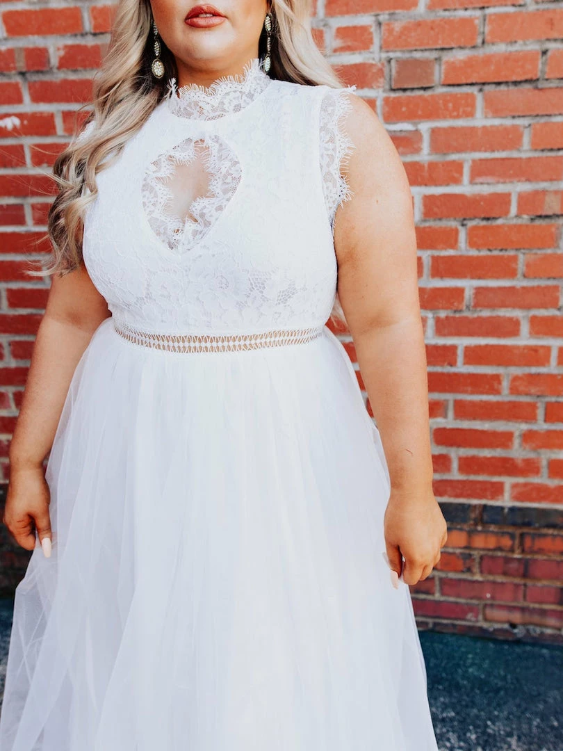 D & J Industries Call You Mine Dress - White 4 D & J Industries Call You Mine Dress - White