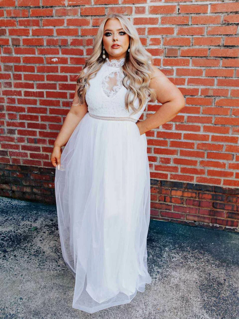 D & J Industries Call You Mine Dress - White 7 D & J Industries Call You Mine Dress - White