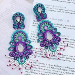 Treasure Jewels, Inc. New Arrivals These Are My Purple And Turquoise Beaded Earrings 7 Treasure Jewels, Inc. New Arrivals These Are My Purple And Turquoise Beaded Earrings