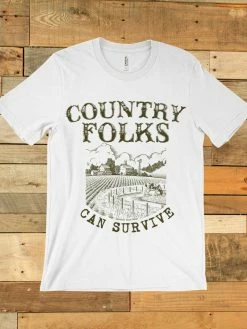 GTN Country Folks Can Survive Tee 7 GTN Country Folks Can Survive Tee