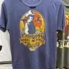 Country Deep Cowboys Make Better Lovers Tee - Vintage Denim Blue