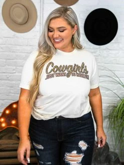 Bling-A-Gogo Tees Cowgirls Just Want To Have Fun Tee