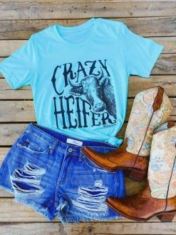 Miss Mud Pie Tees Crazy Heifer Tee