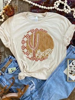 Miss Mud Pie Desert Saguaro Tee