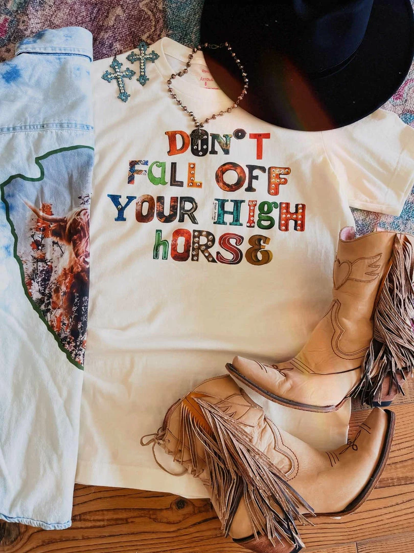Raisin Arrows Dont Fall Off Your High Horse Tee Clothing 3 Raisin Arrows Dont Fall Off Your High Horse Tee Clothing