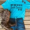 Buckin Barn Don't Make Me Beth Dutton Tee - Aqua Tees 2 Buckin Barn Don't Make Me Beth Dutton Tee - Aqua Tees