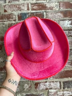 Western Fashion, Inc Cowboy Hat - LED - Fuchsia