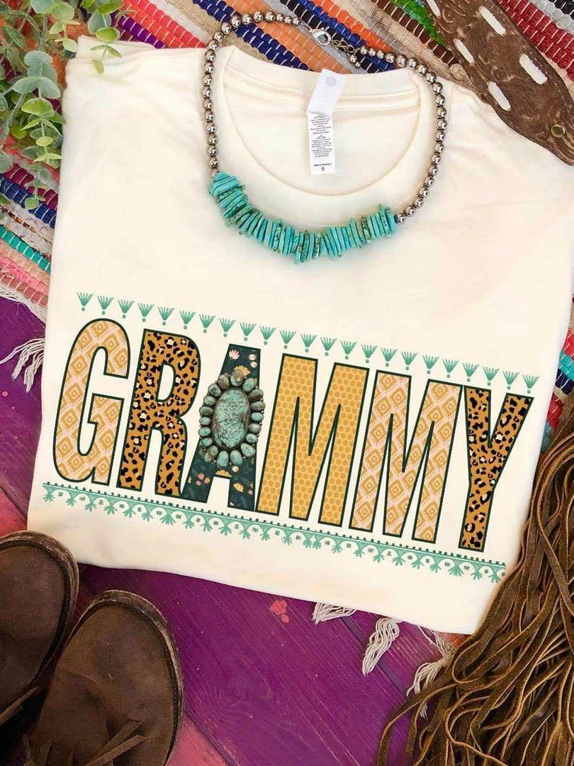 Miss Mud Pie Grammy Tee - Cream 3 Miss Mud Pie Grammy Tee - Cream