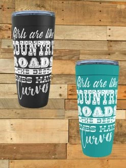 GTN Girls Are Like Country Roads Tumbler Accessories