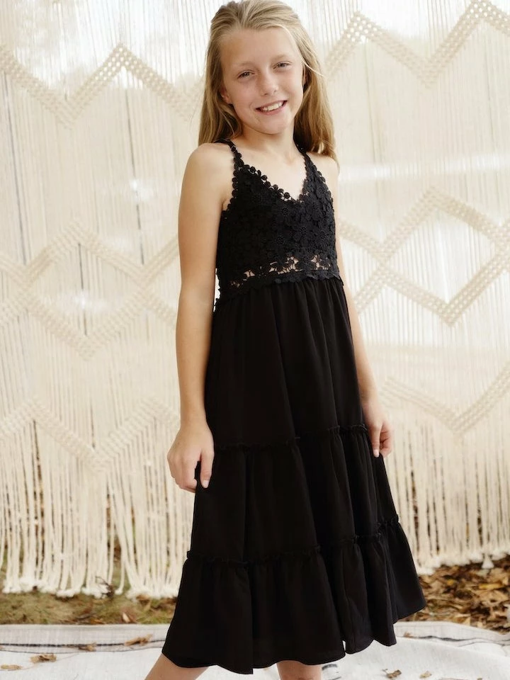 Dongguan Haohoo Clothing CO., Ltd Girls Southbound Dress - Black 7 Dongguan Haohoo Clothing CO., Ltd Girls Southbound Dress - Black