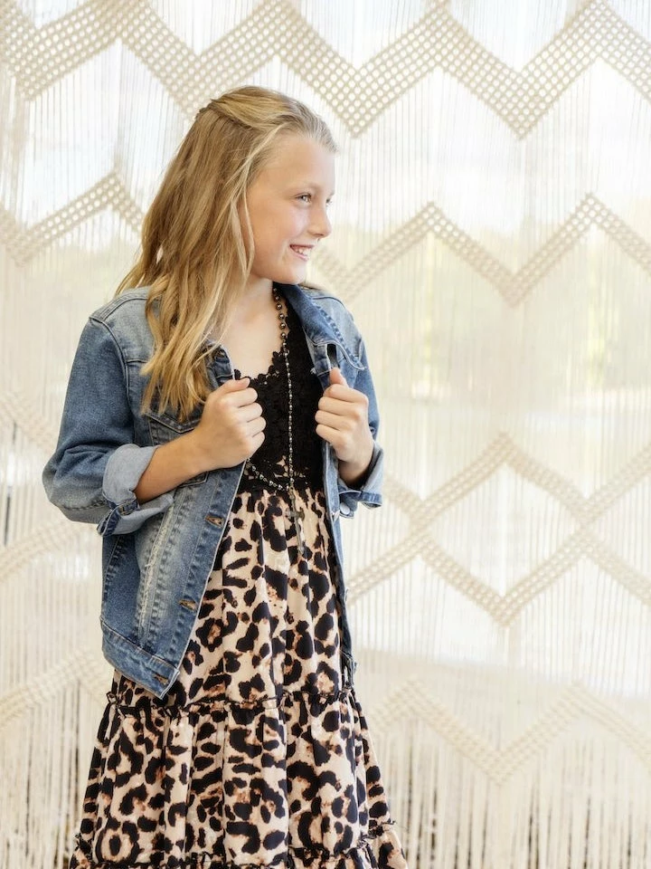 Dongguan Haohoo Clothing CO., Ltd Sale! Girls Southbound Dress - Black Top With Leopard Skirt 13 Dongguan Haohoo Clothing CO., Ltd Sale! Girls Southbound Dress - Black Top With Leopard Skirt