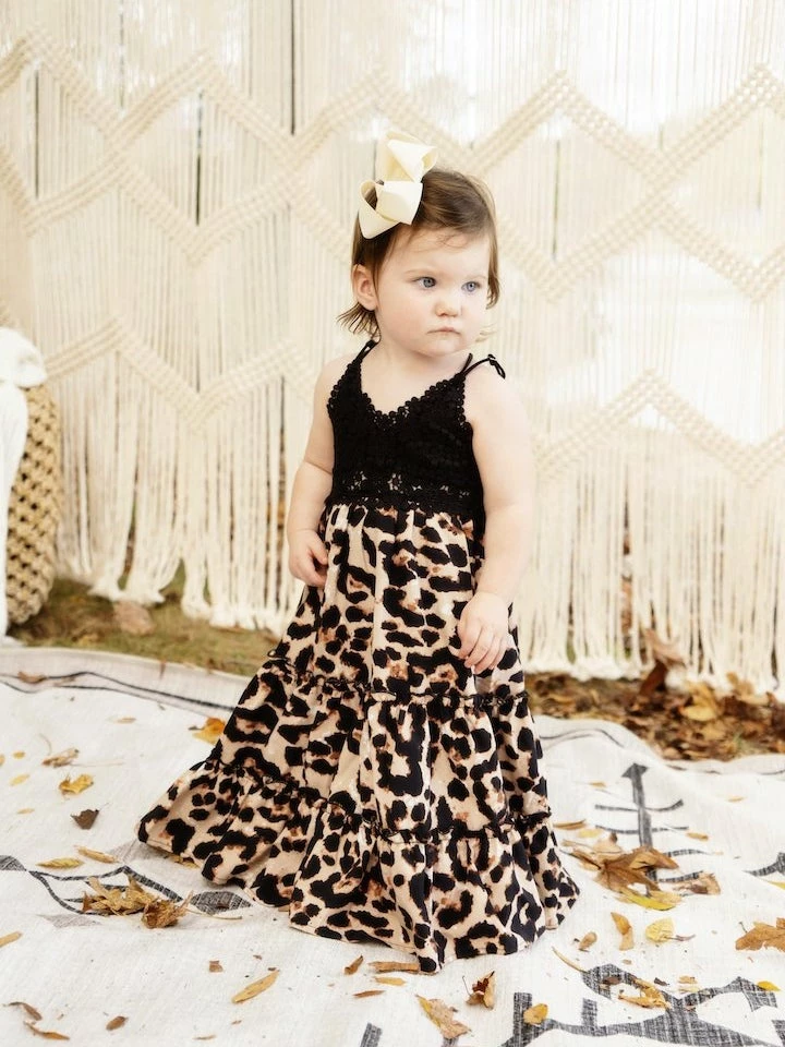 Dongguan Haohoo Clothing CO., Ltd Sale! Girls Southbound Dress - Black Top With Leopard Skirt 7 Dongguan Haohoo Clothing CO., Ltd Sale! Girls Southbound Dress - Black Top With Leopard Skirt