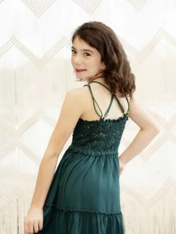 Dongguan Haohoo Clothing CO., Ltd Girls Southbound Dress - Evergreen Sale!