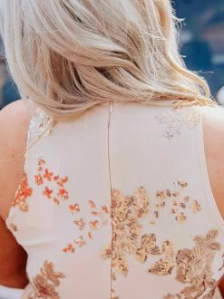 D & J Industries Co., LTD. Golden Goddess Sequin Dress Bridal 8 D & J Industries Co., LTD. Golden Goddess Sequin Dress Bridal