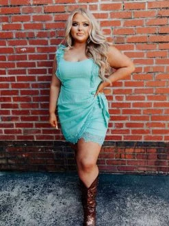 D & J Industries Hello Beautiful Dress - Mint