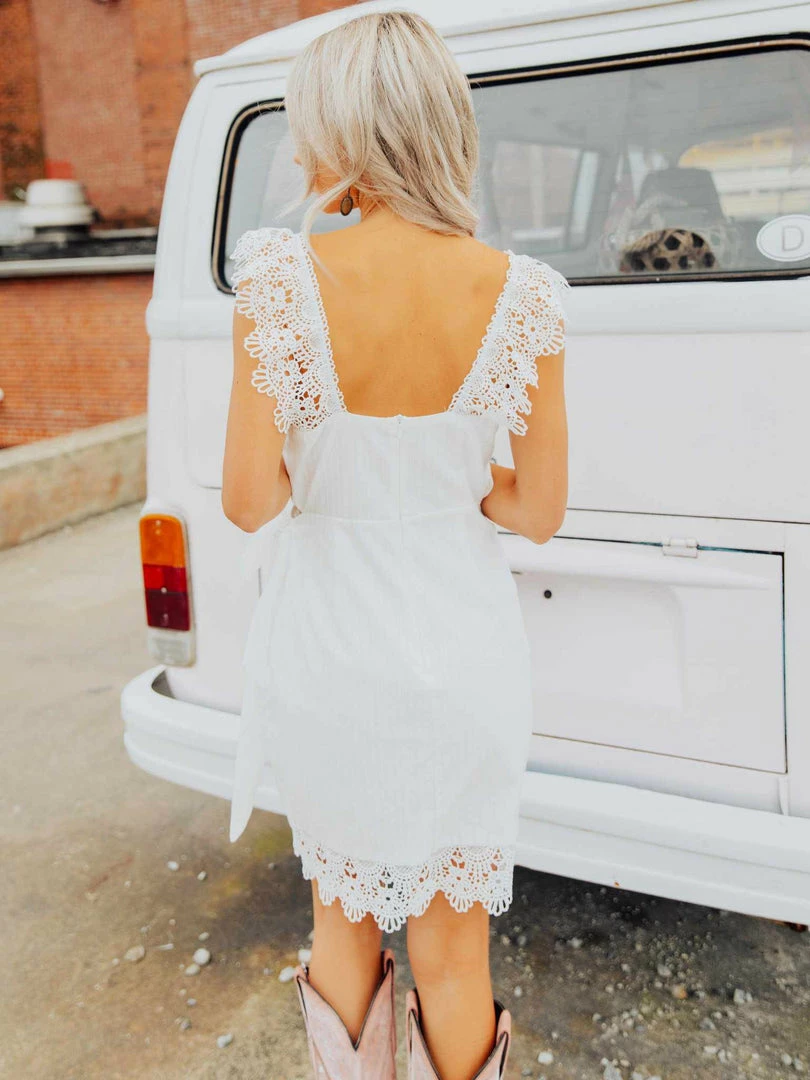 D & J Industries Hello Beautiful Dress - White Sale! 9 D & J Industries Hello Beautiful Dress - White Sale!