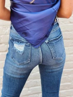 Cello Jeans Clothing High Rise Distressed Ankle Skinny Jeans