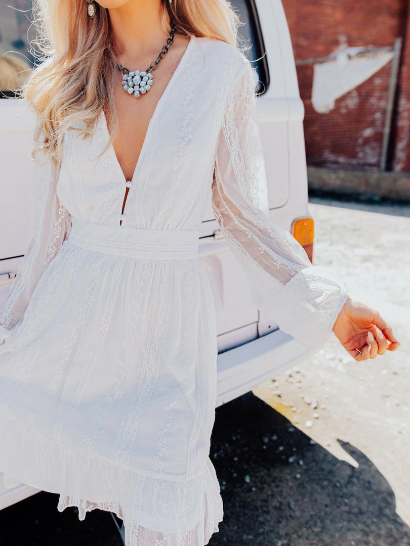 D & J Industries Hit The Town Dress - White Sale! 9 D & J Industries Hit The Town Dress - White Sale!