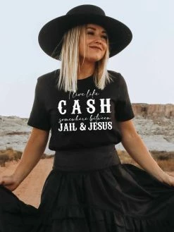 GTN I Live Like Cash Tee