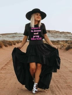 GTN Tease It To Jesus And Pray Like Hell T-shirt Clothing