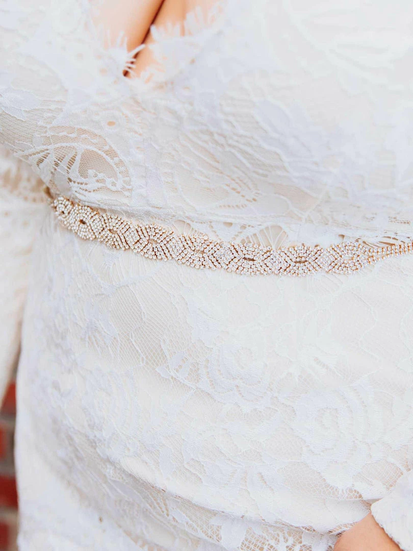 Luxe Apparel Sale! Infinite Rhinestone Belt - Pure Ribbon And Gold 5 Luxe Apparel Sale! Infinite Rhinestone Belt - Pure Ribbon And Gold