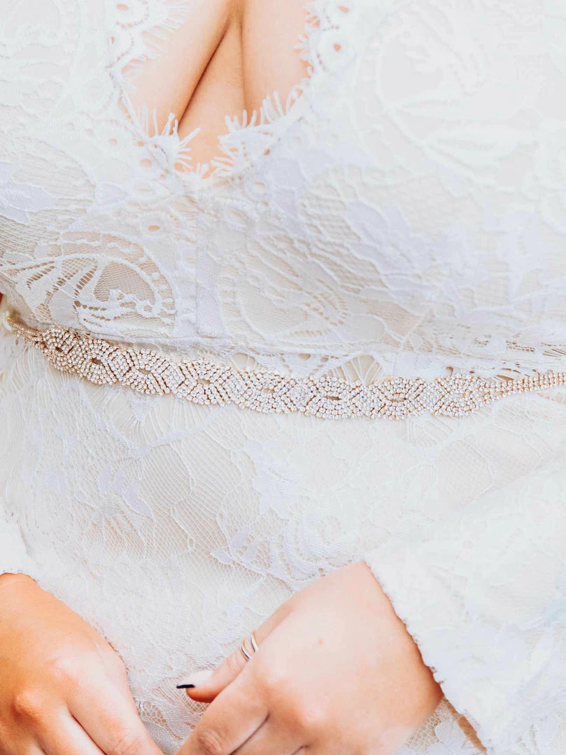 Luxe Apparel Sale! Infinite Rhinestone Belt - Pure Ribbon And Gold 6 Luxe Apparel Sale! Infinite Rhinestone Belt - Pure Ribbon And Gold