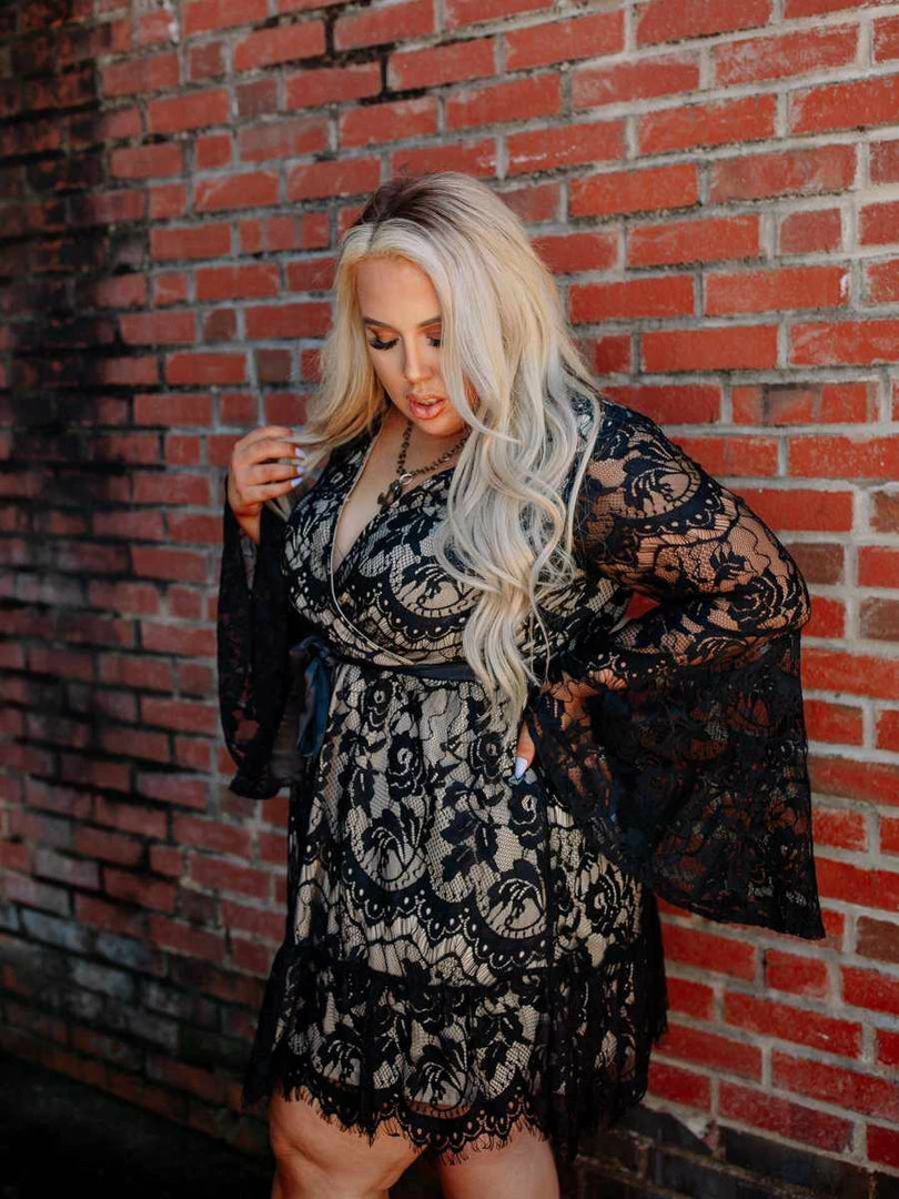 D & J Industries Co., LTD. Lacey Belle Dress - Black 14 D & J Industries Co., LTD. Lacey Belle Dress - Black