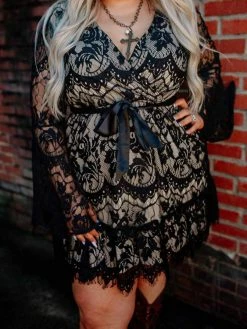 D & J Industries Co., LTD. Lacey Belle Dress - Black 20 D & J Industries Co., LTD. Lacey Belle Dress - Black