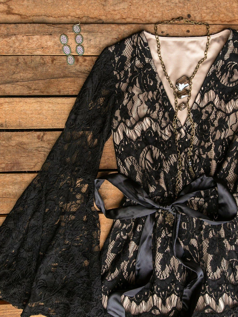 D & J Industries Co., LTD. Lacey Belle Dress - Black 9 D & J Industries Co., LTD. Lacey Belle Dress - Black