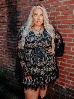 D & J Industries Co., LTD. Lacey Belle Dress - Black 22 D & J Industries Co., LTD. Lacey Belle Dress - Black