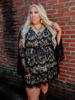 D & J Industries Co., LTD. Lacey Belle Dress - Black 19 D & J Industries Co., LTD. Lacey Belle Dress - Black