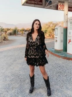 D & J Industries Co., LTD. Lacey Belle Dress - Black 23 D & J Industries Co., LTD. Lacey Belle Dress - Black