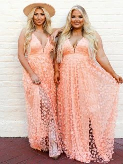 D & J Industries Look So Good — Boho Bridesmaid Dress In Pink