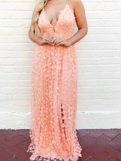D & J Industries Look So Good — Boho Bridesmaid Dress In Pink