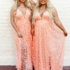 D & J Industries Look So Good — Boho Bridesmaid Dress In Pink 2 D & J Industries Look So Good — Boho Bridesmaid Dress In Pink