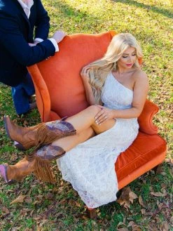 D & J Industries Bridal Love You Better — Formal Western Dress In Ivory